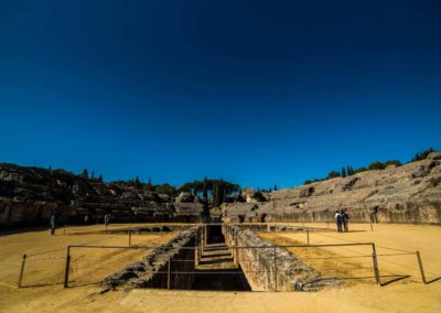 Anfiteatro de la ciudad romana de Itálica Santiponce