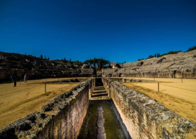 Anfiteatro de la ciudad romana de Itálica Santiponce